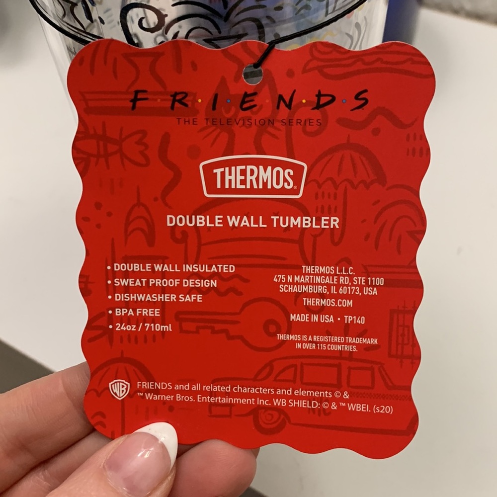 BNWT 24oz Friends tumbler - Picture 6 of 6